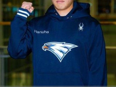 신인 최유빈 한화 1군 스프링캠프 합류