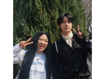 김숙 방탄소년단 진과 함께한 사진 공개