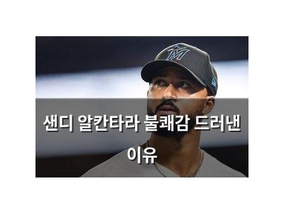 샌디 알칸타라 불쾌감 드러낸 이유