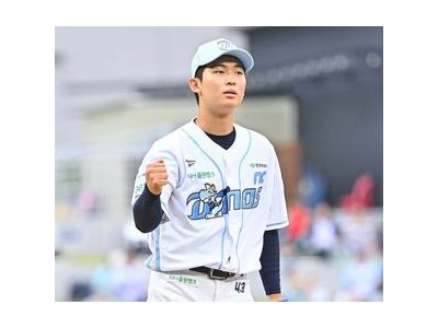 신영우 공 9개로 KKK 완봉 경기장 떠들썩
