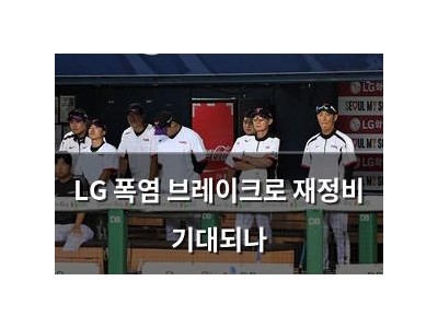 LG 폭염 브레이크로 재정비 기대되나